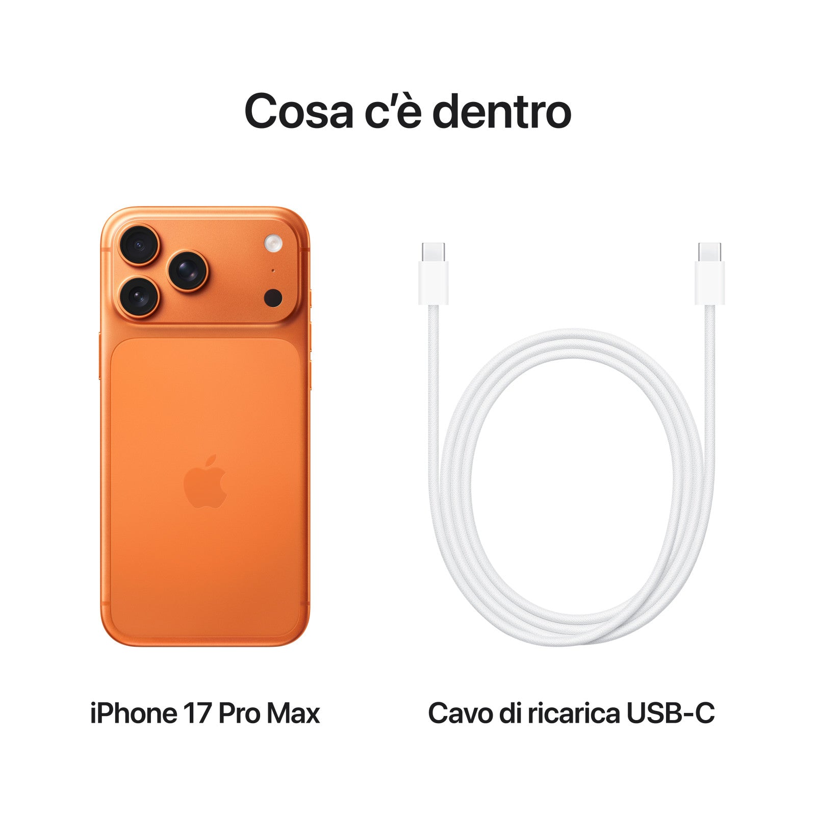 Apple iPhone 17 Pro Max Ricondizionato - Smartphone Display 6.9", Tripla Fotocamera