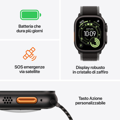 Apple Watch Ultra 3 GPS+Cellular 49mm - Smartwatch con Alpine Loop