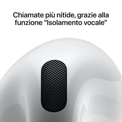 AirPods 4 - Auricolari Wireless con Audio Spaziale e Isolamento Vocale