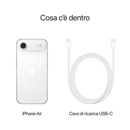 Apple iPhone Air - Smartphone Super Retina XDR 6,5", Chip A19 Pro, Doppia SIM