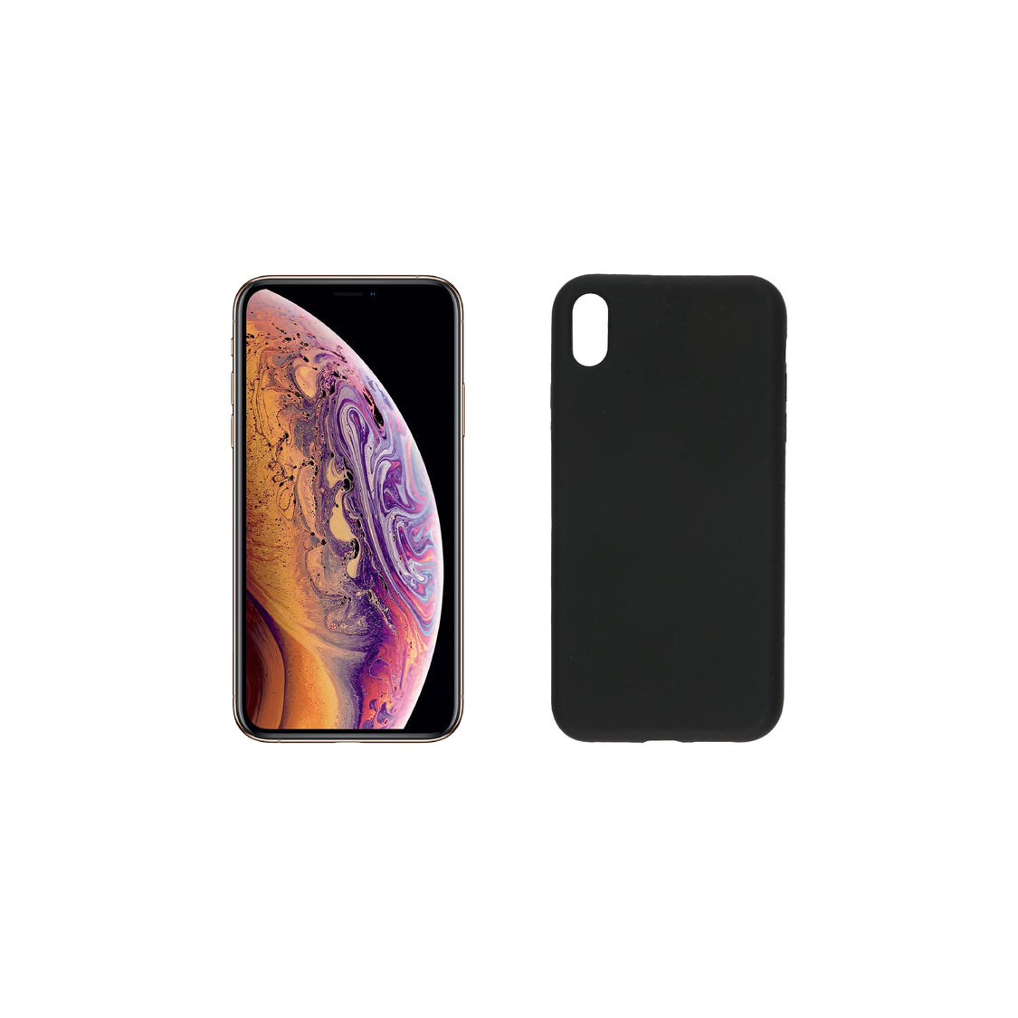 Cover iPhone Serie X - Custodia Minimalista, Ricarica Wireless