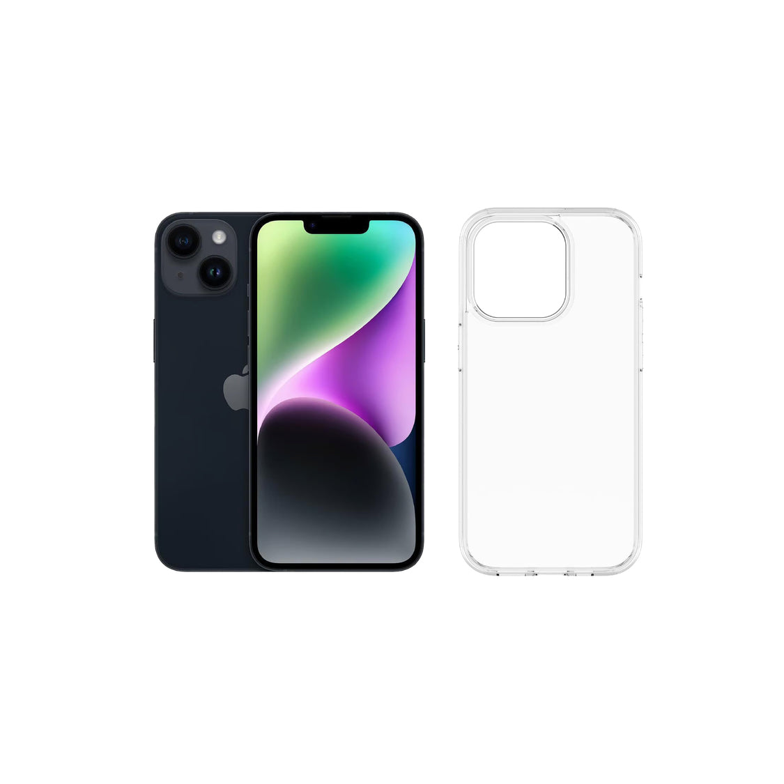Cover iPhone 14 - Custodia Antiurto Opaca, Protezione Fotocamera