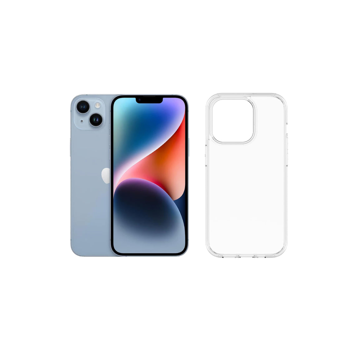 Cover iPhone 14 - Custodia Antiurto Opaca, Protezione Fotocamera