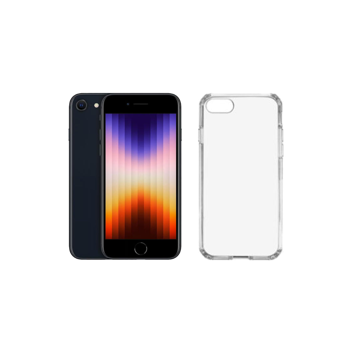 Cover iPhone SE - Cover Antigraffio e Antiurto, Plastica Opaca