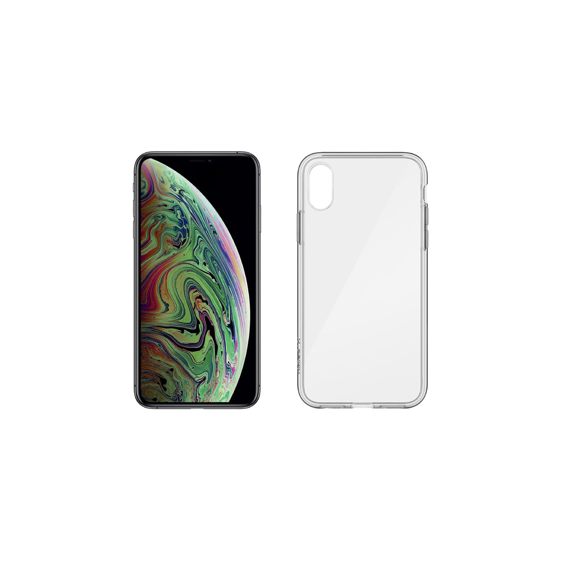Cover iPhone Serie X - Custodia Minimalista, Ricarica Wireless