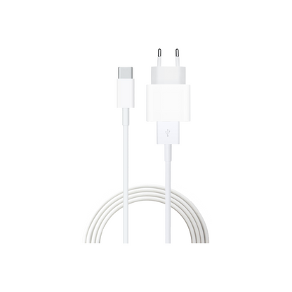 Kit Ricarica - Cavo USB-C 1.5m e Alimentatore 18W, Ricarica Rapida